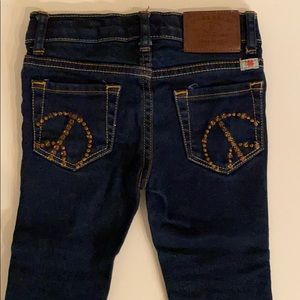 Toddler Lucky denim blue jeans